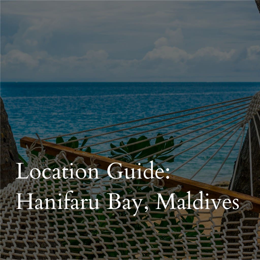 Overview of  Hanifaru Bay