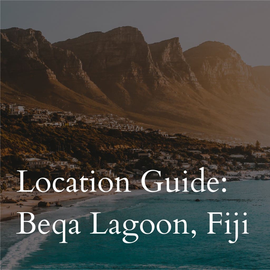 Overview of  Beqa Lagoon