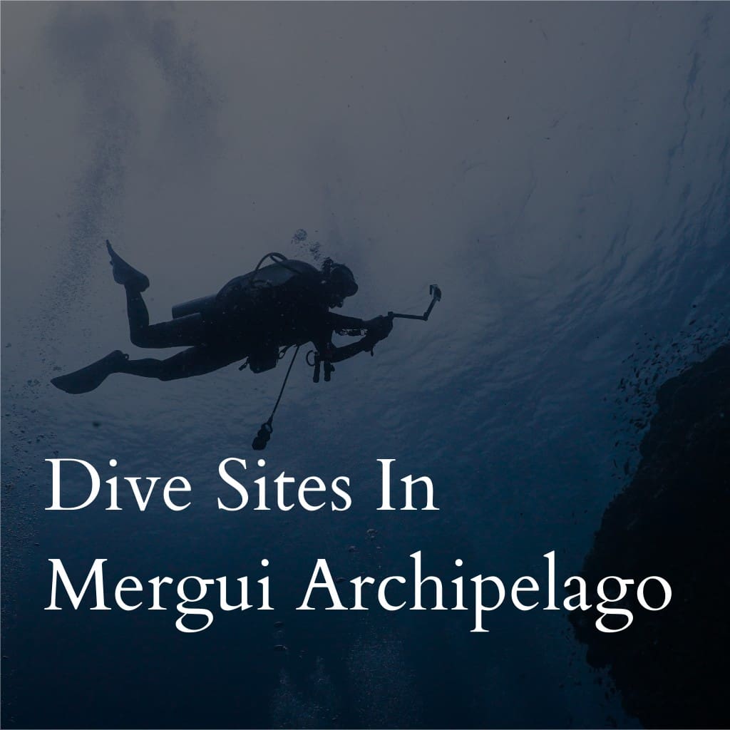 Dive sites in  Mergui Archipelago