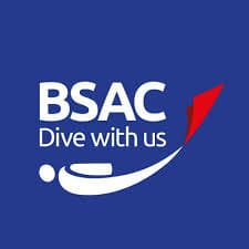 BSAC logo with tagline 'Dive with us'